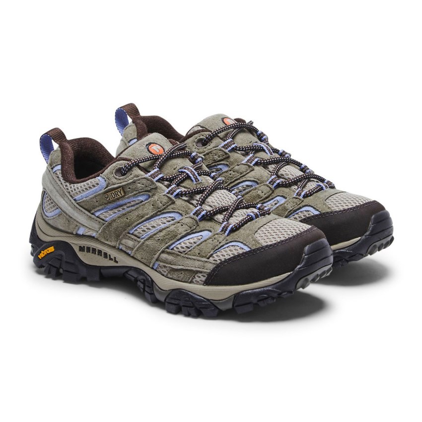 Chaussures Randonnée Merrell Moab 2 Waterproof Vert Olive Femme | X.A.RAEZ